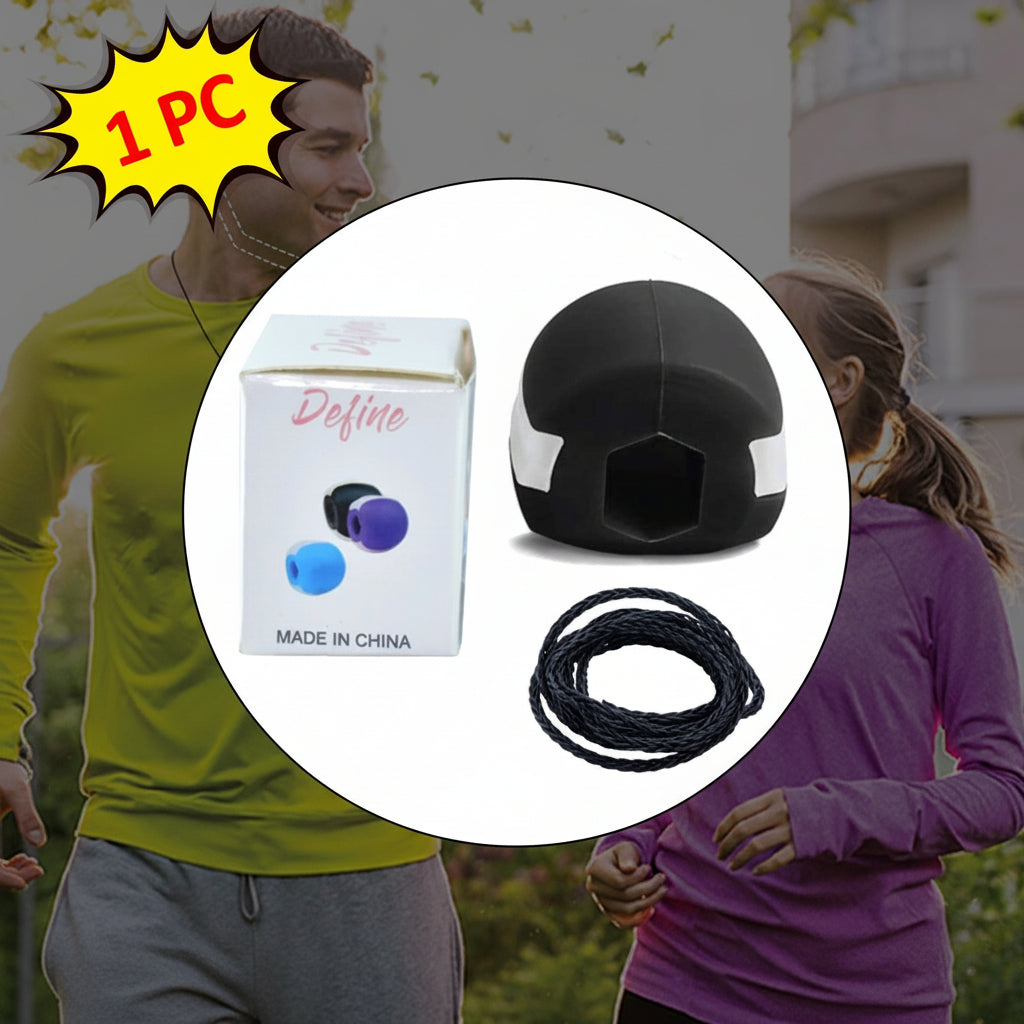 6101v Cn Blk Jaw Exerciser Used To Gain Sharp And Chiselled Jawline Easily And Fast.