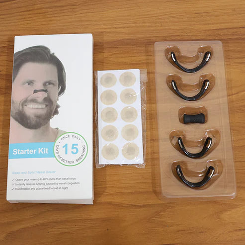 Nasal Strip Starter Kit - Boost Oxygen Intake Reduce Snoring (1 Set)