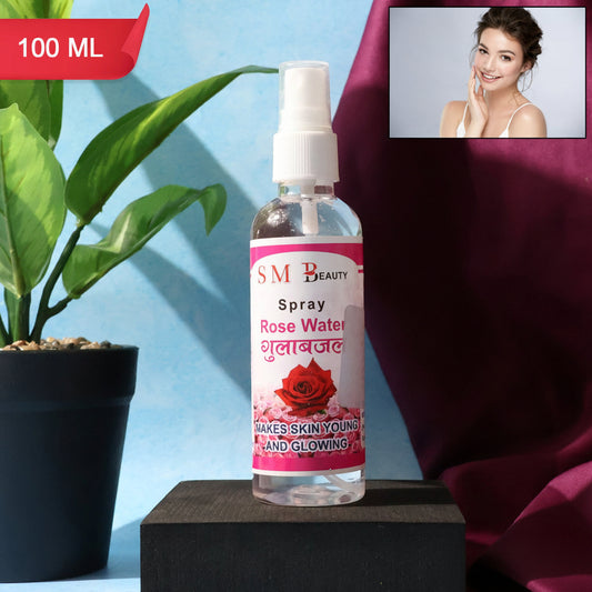 Rose Water Spray For Face  Skin Hydration - (1 Pc  100ml)