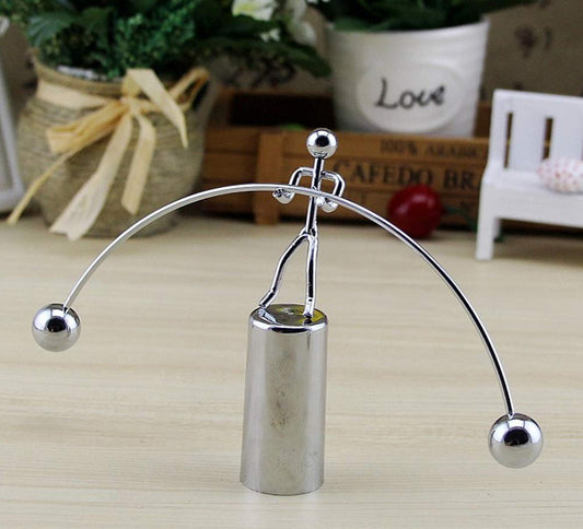 7875 Mini Steel Balance Toy Decoration Pendulum Newton Cradle Balance Ball Tumbler Desk Toy Metal Man Home Home Decoration Crafts