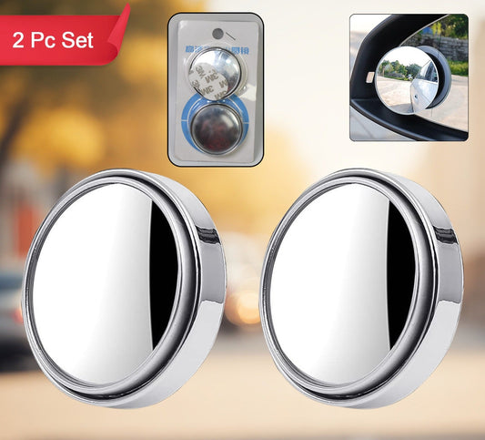 Car Blind Spot Side Mirror Round Hd Glass Blindspot Mirror (2 Pcs Set)