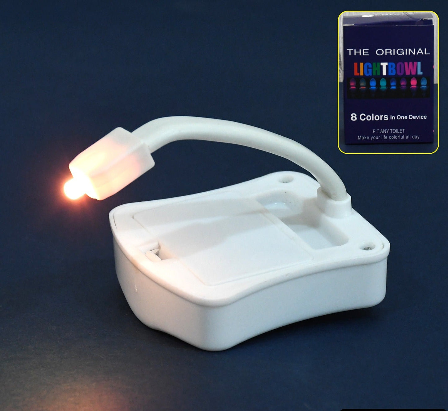 Toilet Light Led Toilet Bowl Light Toilet Cover Lamp (1 Pc  Battery Not Included)