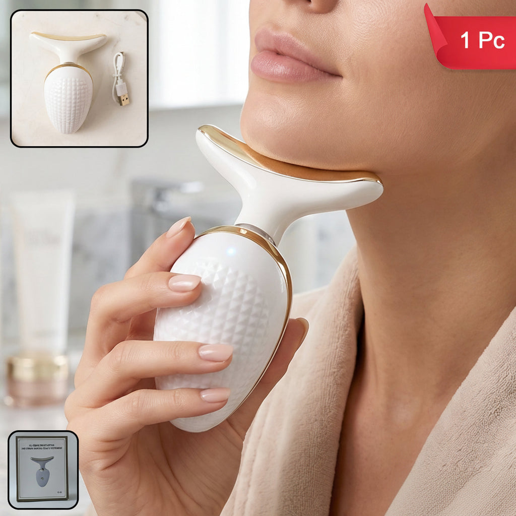 Electric Neck And Face Massager Lifting Firming Skin Care Beauty Device (1 Pc)